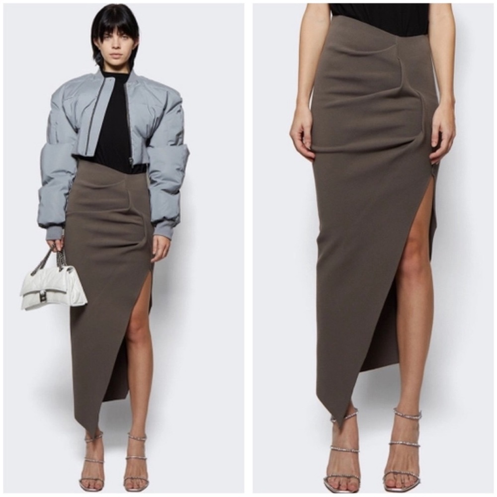 Rick Owens Rent Skirt in Dust